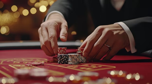 Live dealer baccarat game at slot gembira
